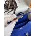Hermes Constance 18 Handmade Bag In Blue Electric Chevre Mysore Leather