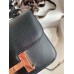 Hermes Constance 18 Handmade Bag In Black Chevre Mysore Leather