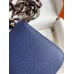 Hermes Constance 18 Handmade Bag In Blue Saphir Epsom Calfskin