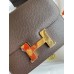 Hermes Constance 18 Handmade Bag In Chocolat Epsom Calfskin
