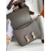 Hermes Constance 18 Handmade Bag In Etain Epsom Calfskin