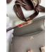 Hermes Constance 18 Handmade Bag In Etain Epsom Calfskin