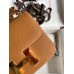 Hermes Constance 18 Handmade Bag In Gold Epsom Calfskin
