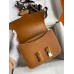 Hermes Constance 18 Handmade Bag In Gold Epsom Calfskin