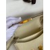 Hermes Constance 18 Handmade Bag In Vanille Matte Alligator Leather
