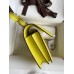 Hermes Constance 18 Handmade Bag In Lime Epsom Calfskin