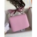 Hermes Constance 18 Handmade Bag In Mauve Sylvestre Epsom Calfskin