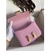 Hermes Constance 18 Handmade Bag In Mauve Sylvestre Epsom Calfskin