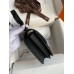 Hermes Constance 18 Handmade Bag In Black Epsom Calfskin