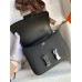 Hermes Constance 18 Handmade Bag In Black Epsom Calfskin