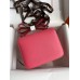 Hermes Constance 18 Handmade Bag In Rose Lipstick Epsom Calfskin