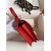Hermes Constance 18 Handmade Bag In Red Ostrich Leather