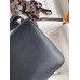 Hermes Constance 18 Handmade Bag In Black Swift Calfskin