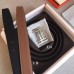 Hermes H Au Carre Belt Buckle & Brown 32mm Strap