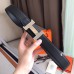Hermes Constance Belt Buckle & Black Clemence 38 MM Strap