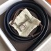 Hermes H dAncre Reversible Belt In Sapphire/Ardoise Leather