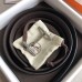 Hermes H dAncre Reversible Belt In Cafe/Noir Leather