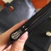 Hermes Dogon Duo Wallet In Black Clemence Leather