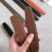 Hermes Etrier Buckle Belt & Brown Clemence 32 MM Strap