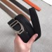 Hermes Etrier Buckle Belt & Black Clemence 32 MM Strap