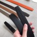Hermes Etrier Buckle Belt & Black Clemence 32 MM Strap