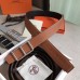 Hermes Officier Belt Buckle & Brown 38MM Strap