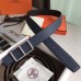 Hermes Officier Belt Buckle & Navy 38MM Strap
