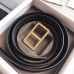 Hermes Officier Belt Buckle & Black 38MM Strap