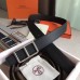 Hermes Officier Belt Buckle & Black 38MM Strap