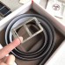 Hermes Officier Belt Buckle & White 38MM Strap
