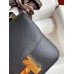 Hermes Constance 24 Handmade Bag In Black Epsom Calfskin