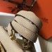 Hermes Kelly 20cm Bag In Trench Clemence Leather GHW