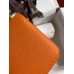Hermes Constance 24 Handmade Bag In Orange Epsom Calfskin