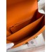 Hermes Constance 24 Handmade Bag In Orange Epsom Calfskin