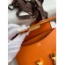 Hermes Constance 24 Handmade Bag In Orange Epsom Calfskin