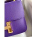 Hermes Constance 24 Handmade Bag In Crocus Epsom Calfskin