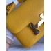 Hermes Constance 24 Handmade Bag In Jaune Ambre Epsom Calfskin