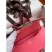 Hermes Constance 24 Handmade Bag In Rose Lipstick Epsom Calfskin