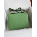 Hermes Constance 24 Handmade Bag In Vert Criquet Epsom Calfskin