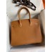 Hermes Birkin 30 Retourne Handmade Bag In Gold Epsom Calfskin