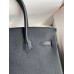 Hermes Birkin 30 Retourne Handmade Bag In Black Epsom Calfskin