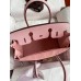 Hermes Birkin 30 Retourne Handmade Bag In Rose Sakura Epsom Calfskin