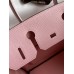 Hermes Birkin 30 Retourne Handmade Bag In Rose Sakura Epsom Calfskin