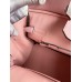Hermes Birkin 30 Retourne Handmade Bag In Rose Sakura Epsom Calfskin