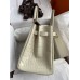 Hermes Birkin 30 Handmade Bag In Craie Crocodile Niloticus Matte Skin
