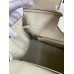Hermes Birkin 30 Handmade Bag In Craie Crocodile Niloticus Matte Skin