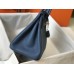 Hermes Blue Agate Clemence Birkin 30cm Bag
