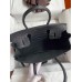 Hermes Birkin 30 Handmade Bag In Black Crocodile Niloticus Matte Skin