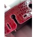 Hermes Birkin 30 Handmade Bag In Bordeaux Crocodile Niloticus Shiny Skin
