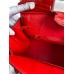 Hermes Birkin 30 Handmade Bag In Red Crocodile Niloticus Shiny Skin